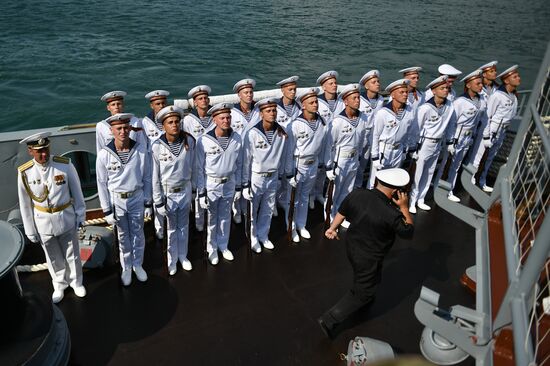 Russia Sevastopol Navy Day Parade Rehearsal