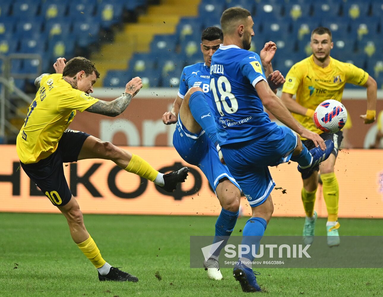 Russia Soccer Premier-League Rostov - Dynamo