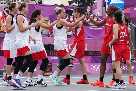 Japan Olympics 2020 3x3 Basketball Women