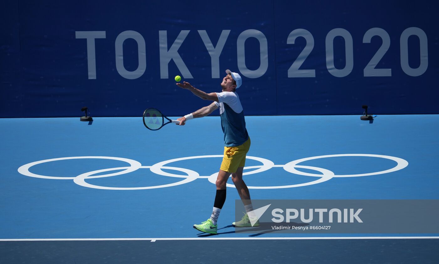 Japan Olympics 2020 Tennis Men Bublik - Medvedev