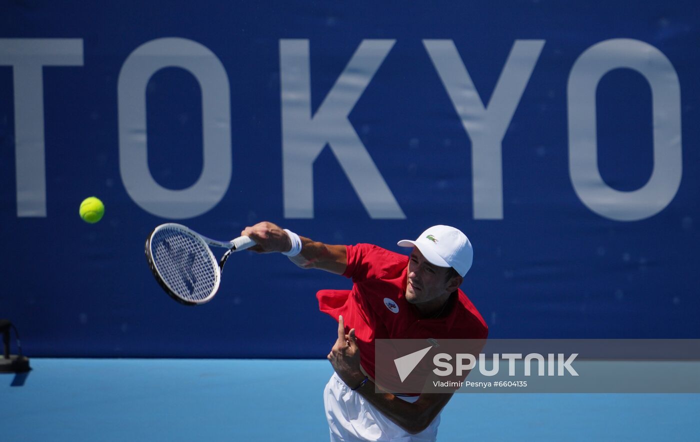 Japan Olympics 2020 Tennis Men Bublik - Medvedev