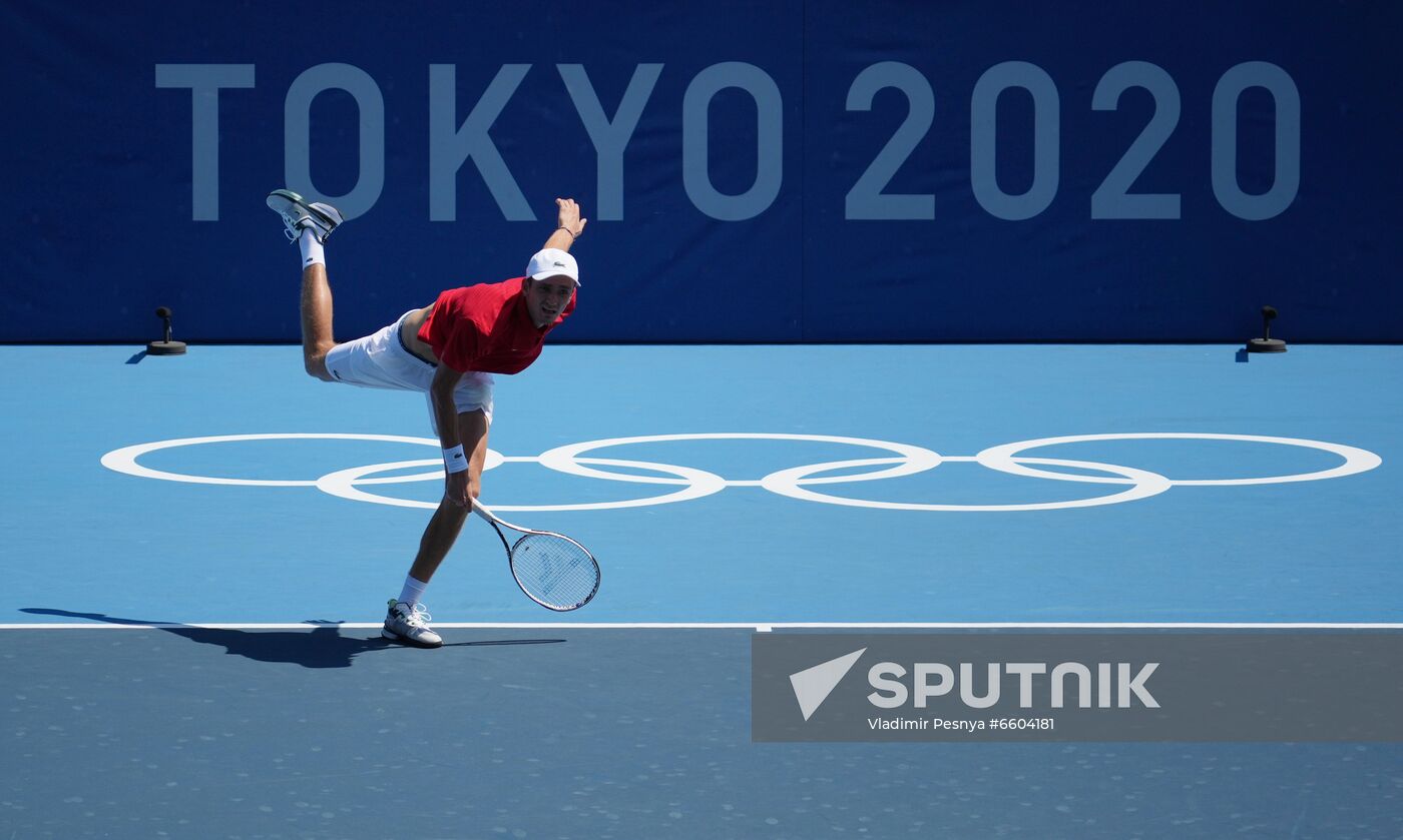 Japan Olympics 2020 Tennis Men Bublik - Medvedev