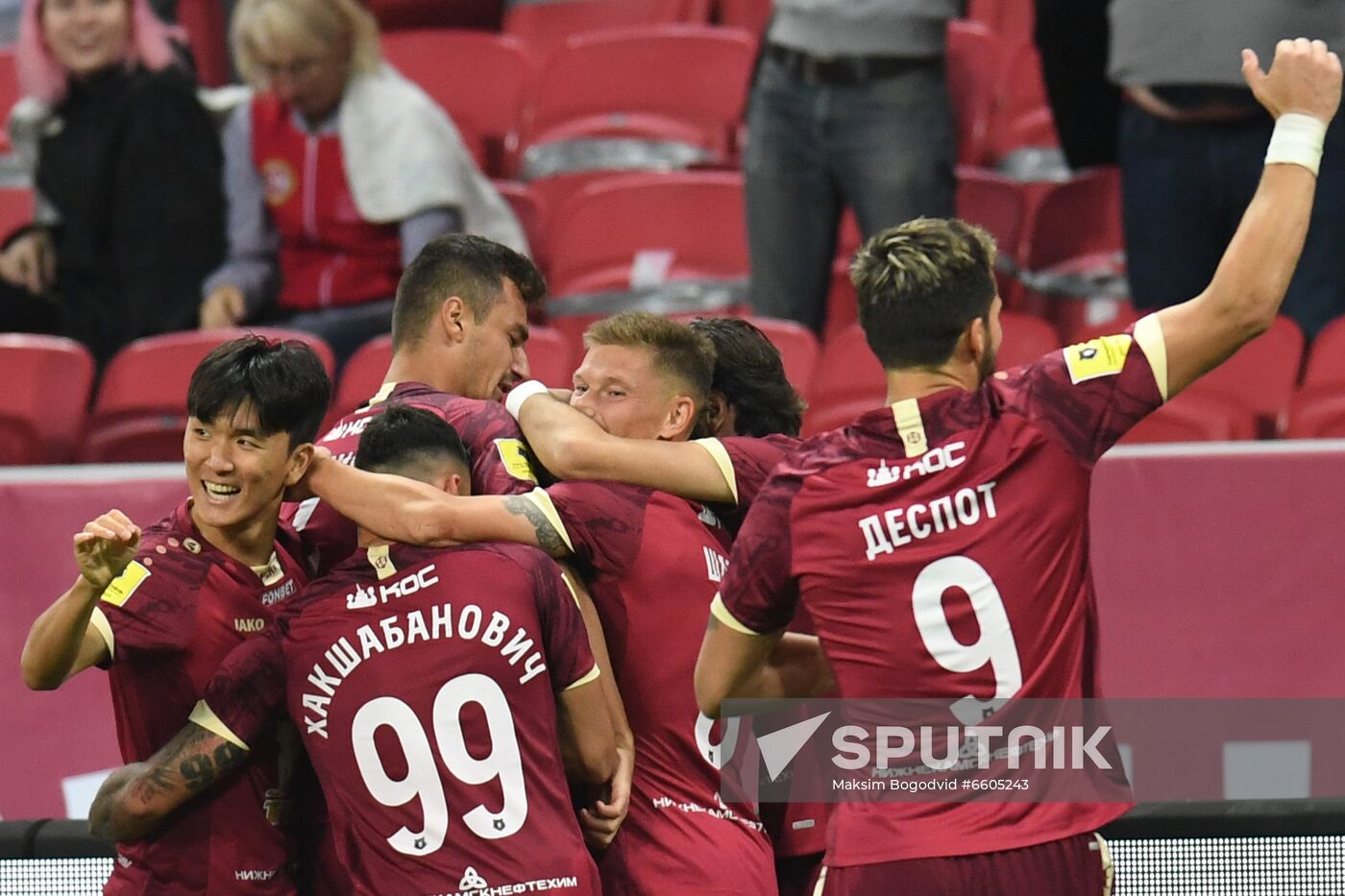 Russia Soccer Premier-League Rubin - Spartak