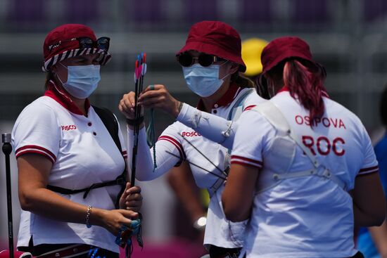 Japan Olympics 2020 Archery Women Team