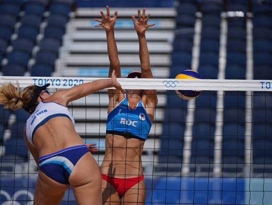 Japan Olympics 2020 Beach Volleyball Makroguzova/Kholomina - Menegatti/Orsi Toth
