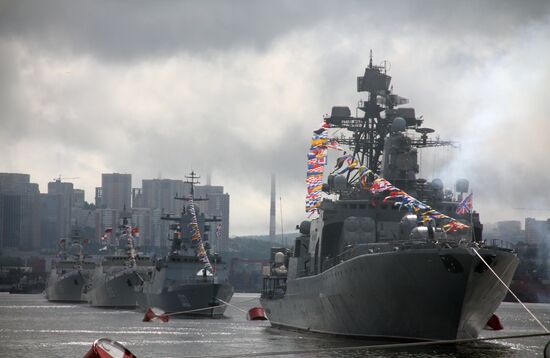 Russia Navy Day Parade