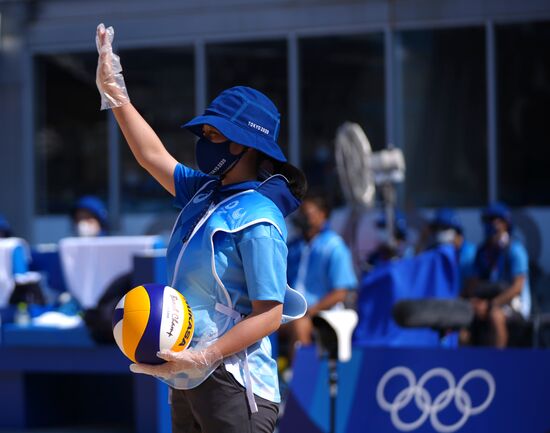 Japan Olympics 2020 Beach Volleyball Makroguzova/Kholomina - Menegatti/Orsi Toth