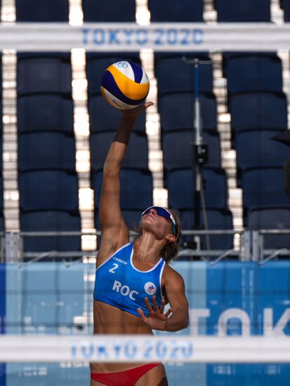 Japan Olympics 2020 Beach Volleyball Makroguzova/Kholomina - Menegatti/Orsi Toth