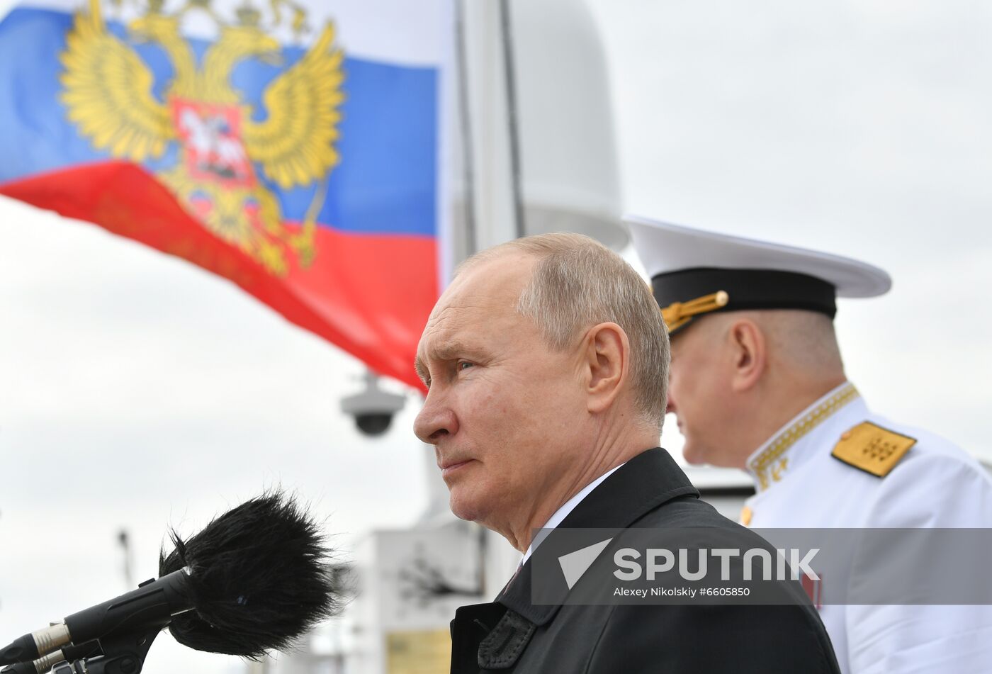 Russia Putin Main Navy Day Parade