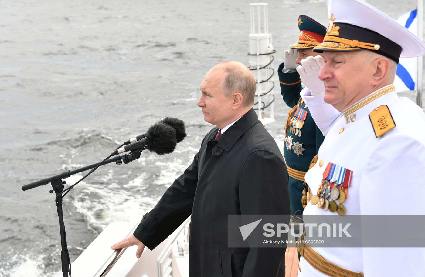 Russia Putin Main Navy Day Parade