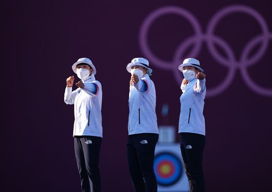 Japan Olympics 2020 Archery Women Team