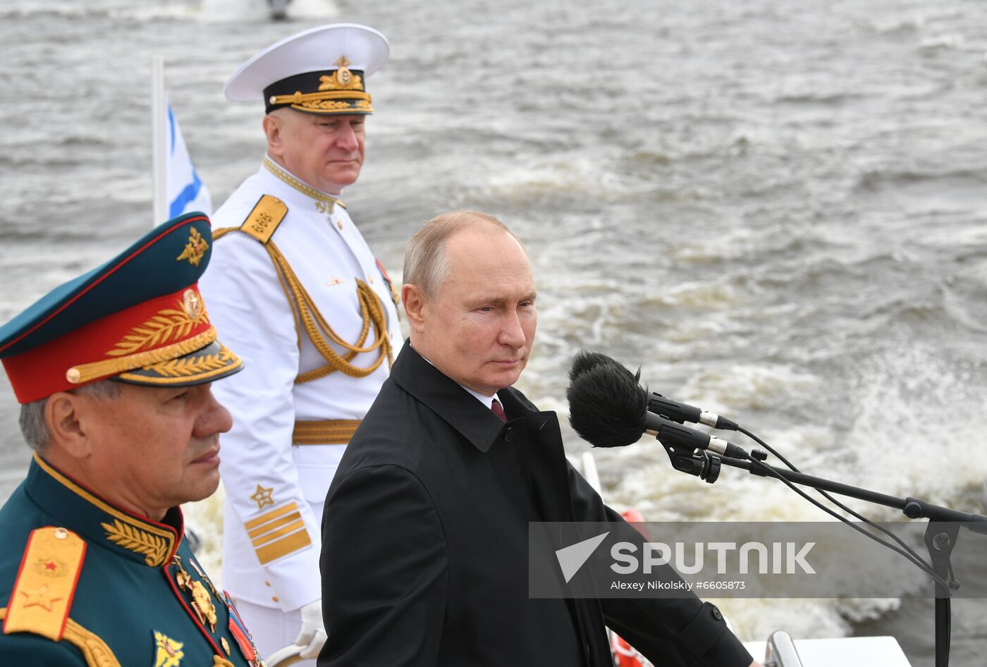 Russia Putin Main Navy Day Parade