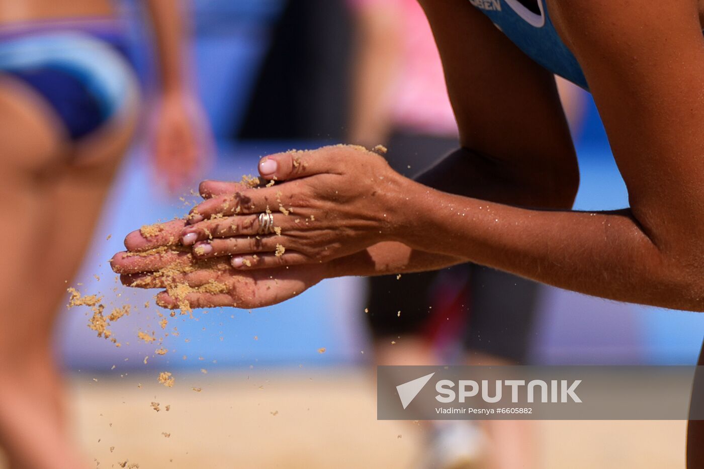 Japan Olympics 2020 Beach Volleyball Makroguzova/Kholomina - Menegatti/Orsi Toth