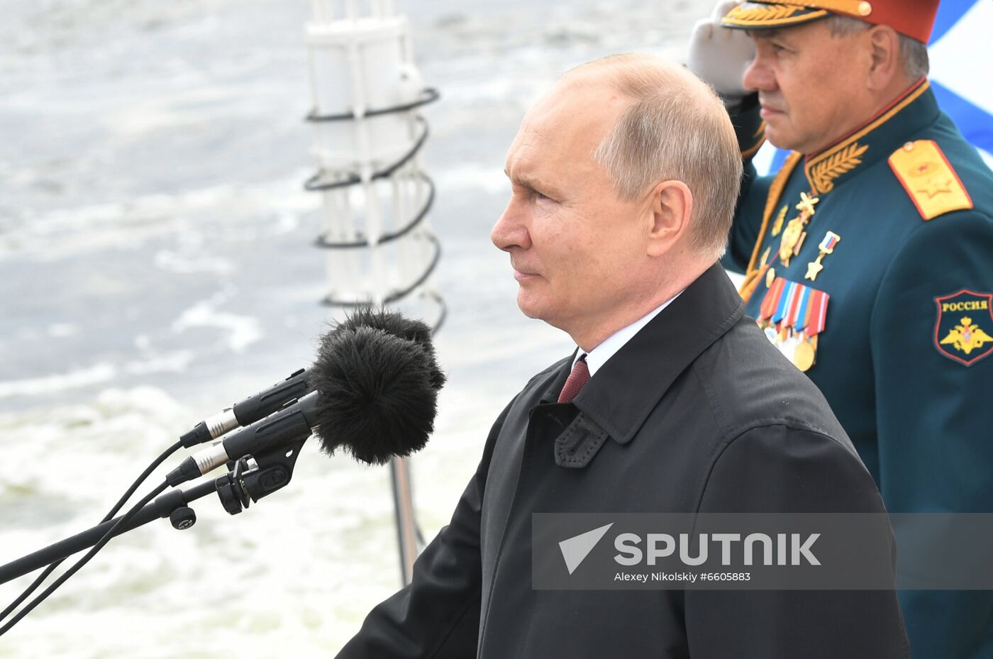 Russia Putin Main Navy Day Parade