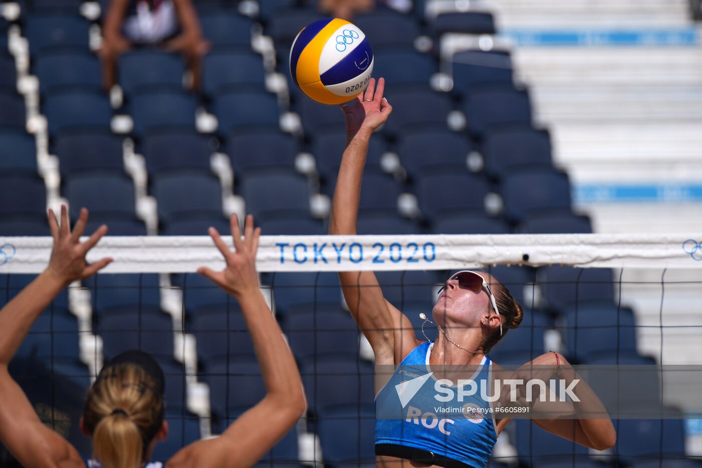 Japan Olympics 2020 Beach Volleyball Makroguzova/Kholomina - Menegatti/Orsi Toth