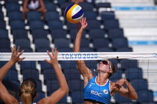 Japan Olympics 2020 Beach Volleyball Makroguzova/Kholomina - Menegatti/Orsi Toth