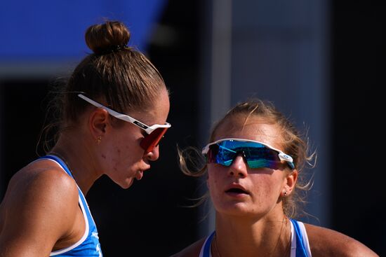 Japan Olympics 2020 Beach Volleyball Makroguzova/Kholomina - Menegatti/Orsi Toth