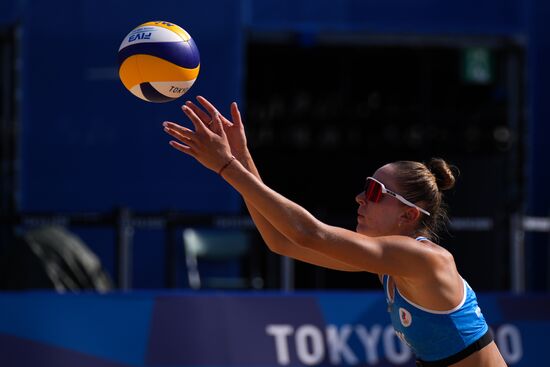 Japan Olympics 2020 Beach Volleyball Makroguzova/Kholomina - Menegatti/Orsi Toth