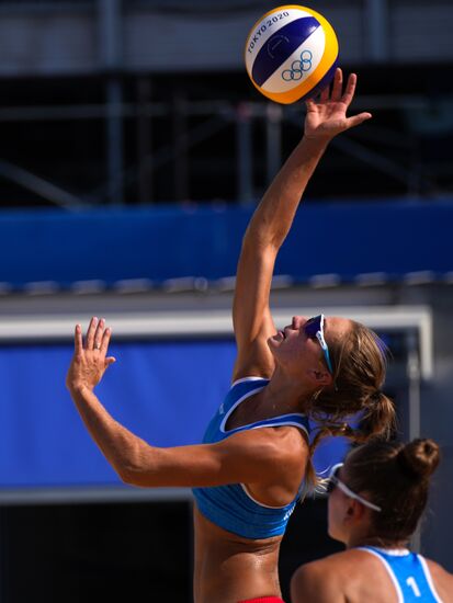 Japan Olympics 2020 Beach Volleyball Makroguzova/Kholomina - Menegatti/Orsi Toth