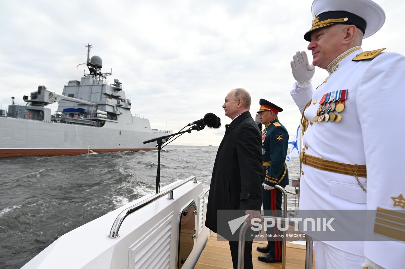 Russia Putin Main Navy Day Parade