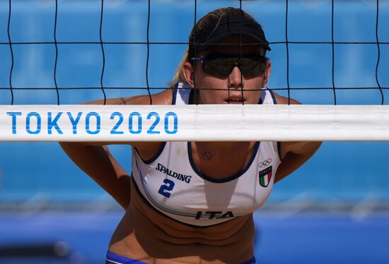 Japan Olympics 2020 Beach Volleyball Makroguzova/Kholomina - Menegatti/Orsi Toth