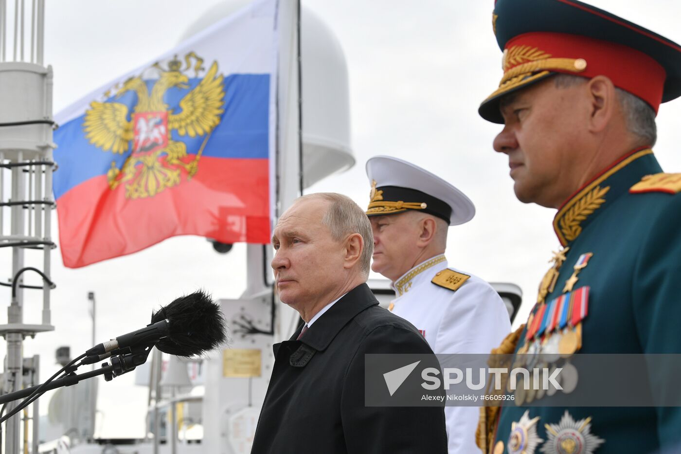 Russia Putin Main Navy Day Parade