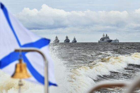 Russia Putin Main Navy Day Parade