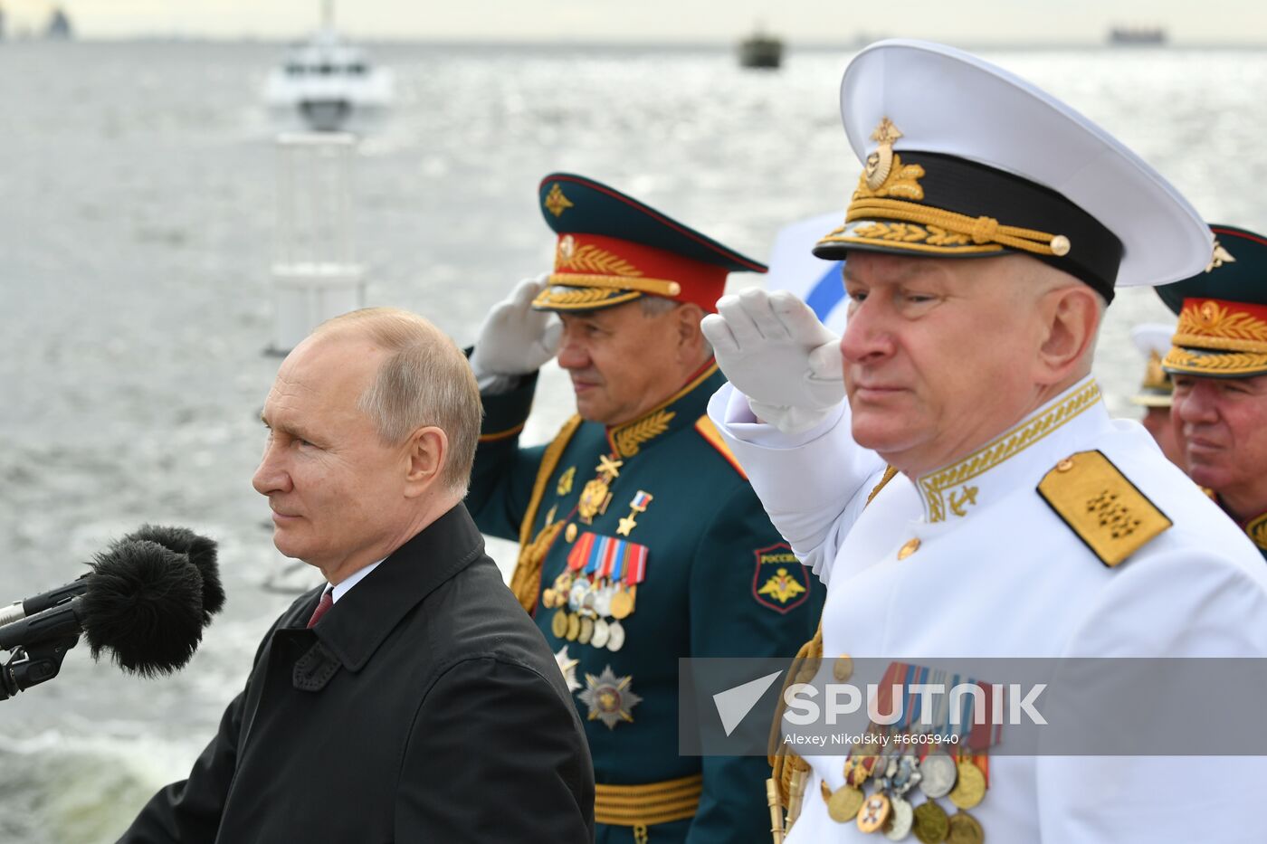 Russia Putin Main Navy Day Parade