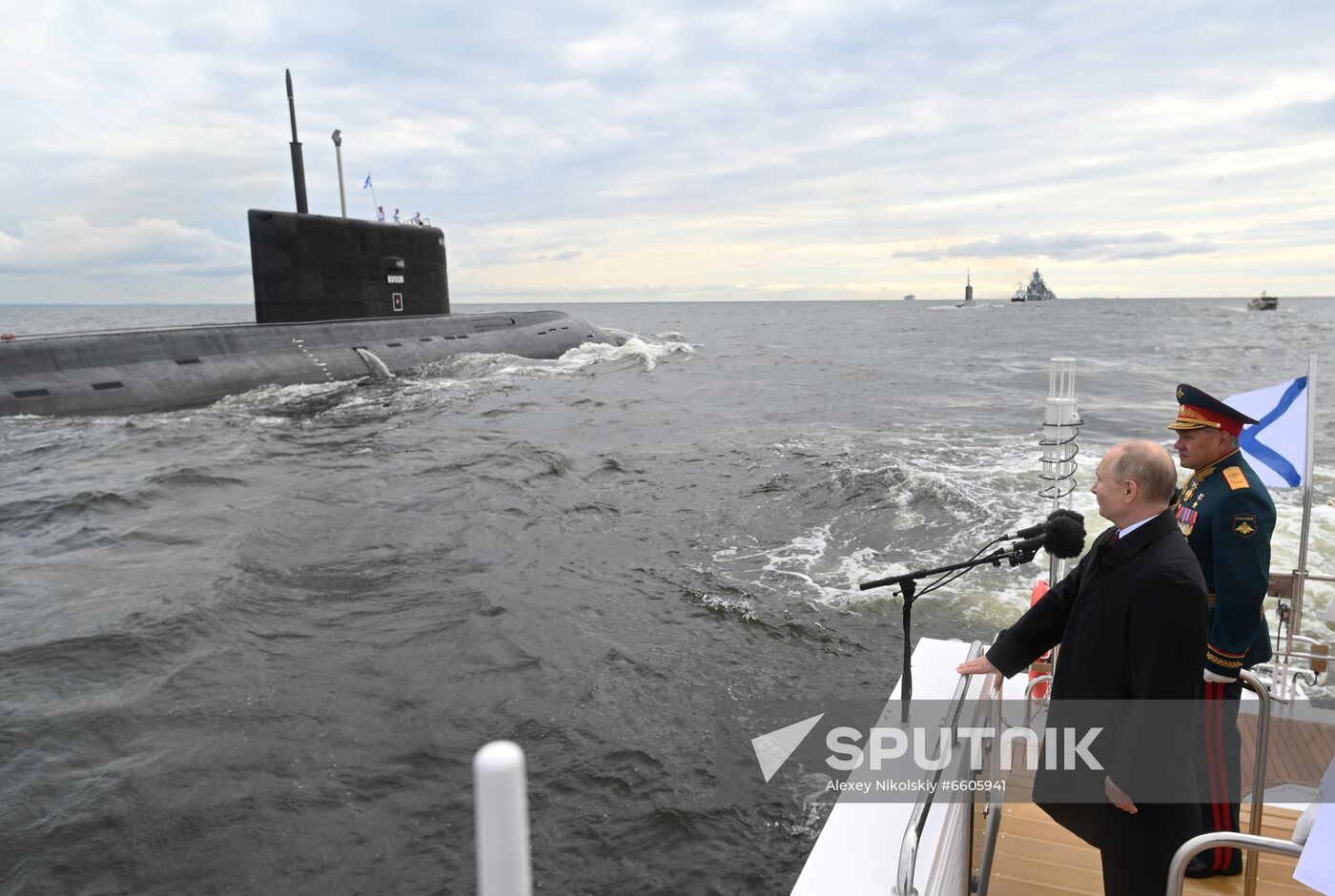 Russia Putin Main Navy Day Parade