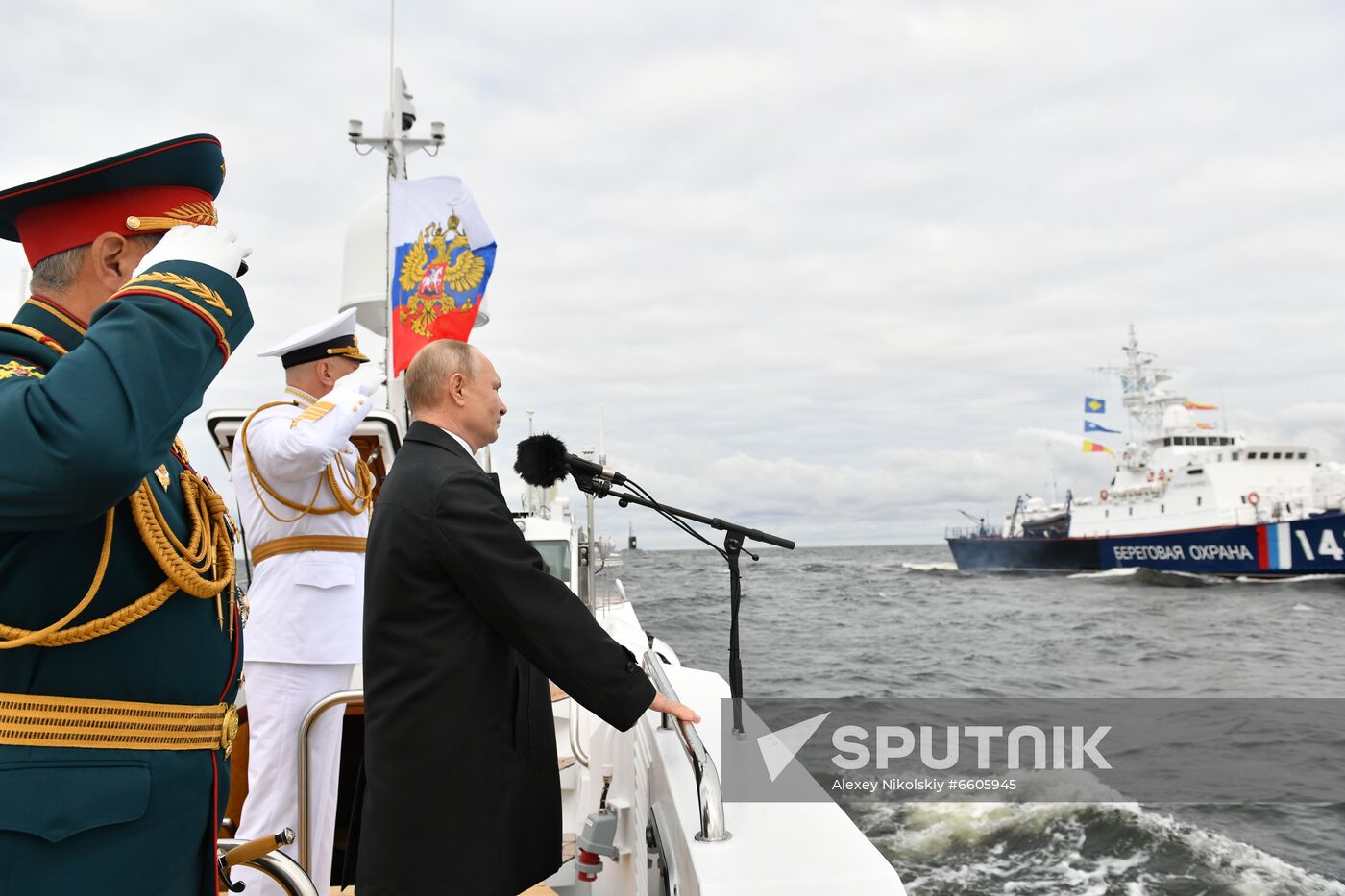 Russia Putin Main Navy Day Parade