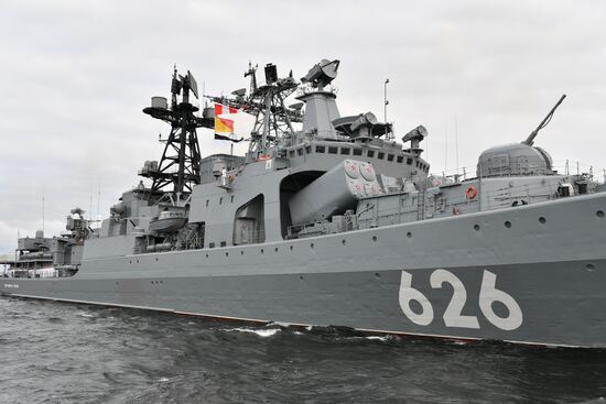 Russia Putin Main Navy Day Parade