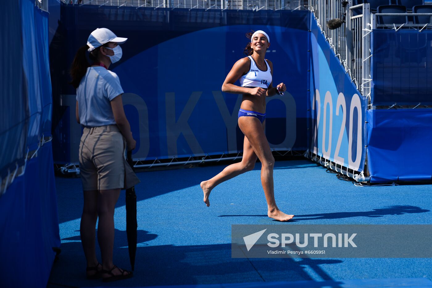 Japan Olympics 2020 Beach Volleyball Makroguzova/Kholomina - Menegatti/Orsi Toth