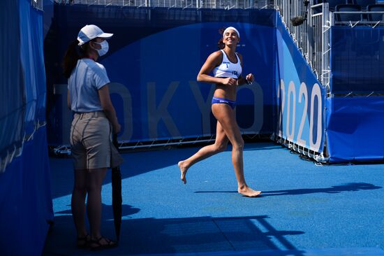 Japan Olympics 2020 Beach Volleyball Makroguzova/Kholomina - Menegatti/Orsi Toth