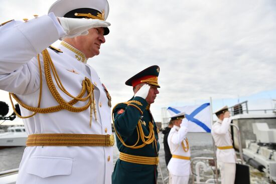 Russia Putin Main Navy Day Parade