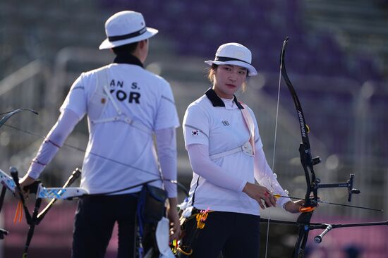 Japan Olympics 2020 Archery Women Team