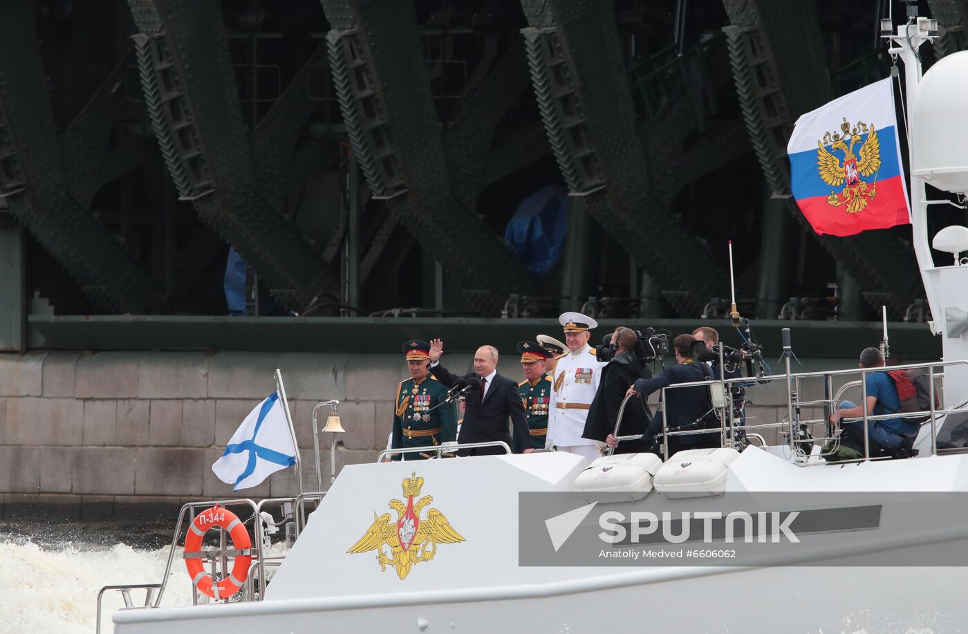 Russia Putin Main Navy Day Parade