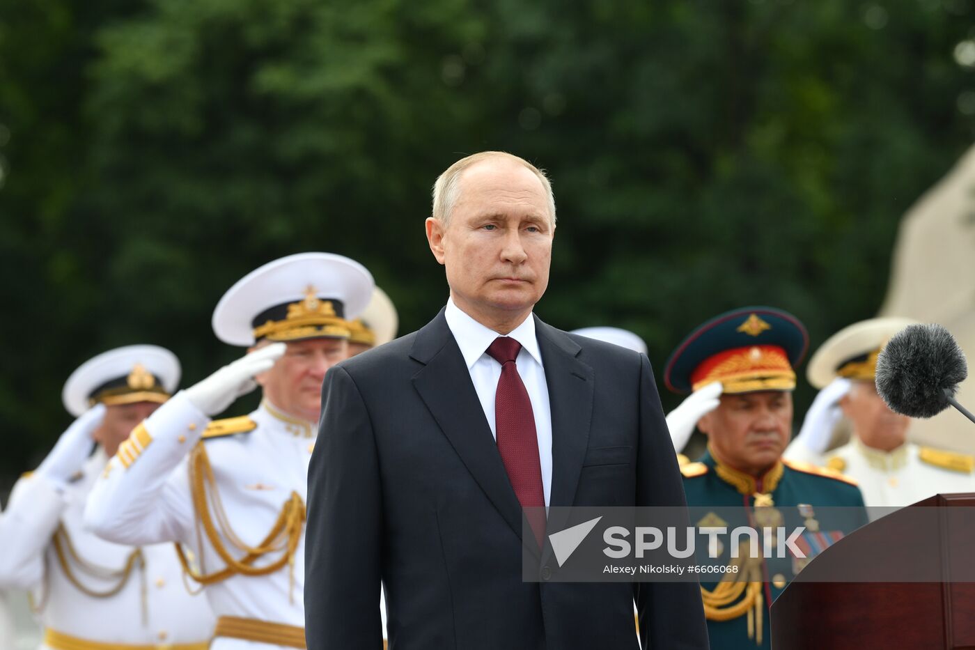 Russia Putin Main Navy Day Parade