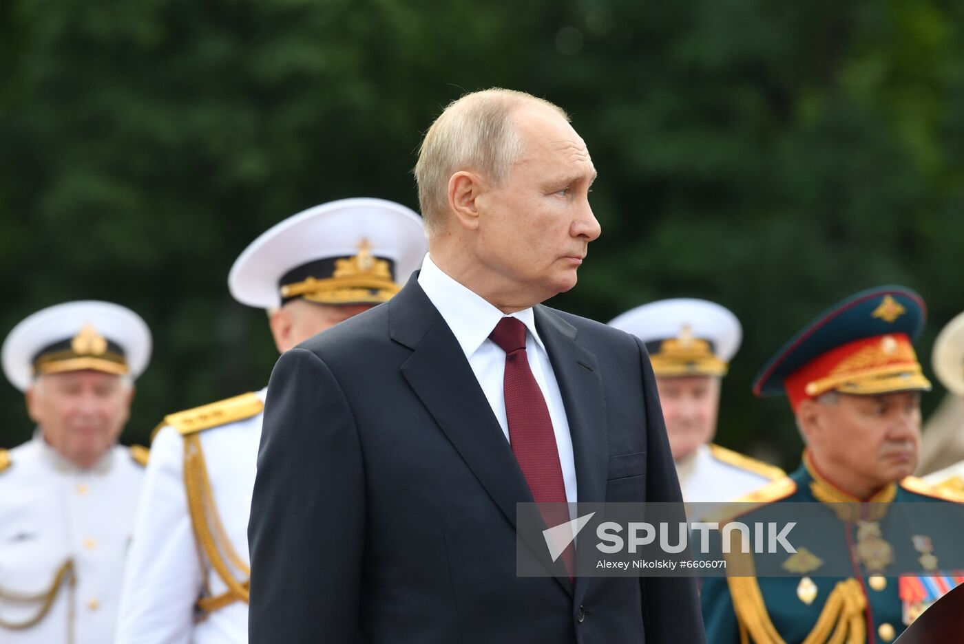 Russia Putin Main Navy Day Parade