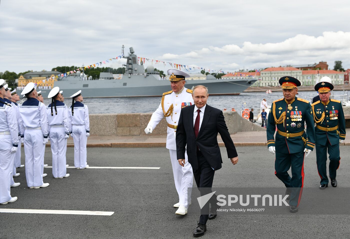 Russia Putin Main Navy Day Parade