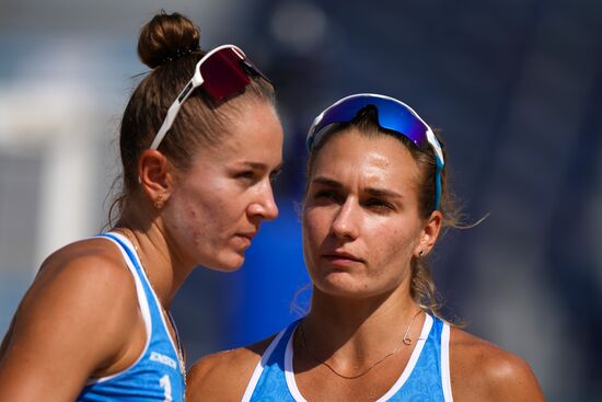 Japan Olympics 2020 Beach Volleyball Makroguzova/Kholomina - Menegatti/Orsi Toth