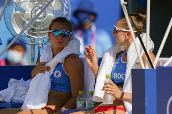 Japan Olympics 2020 Beach Volleyball Makroguzova/Kholomina - Menegatti/Orsi Toth