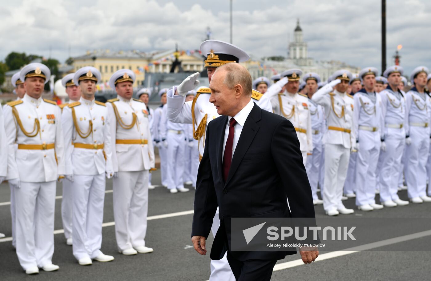 Russia Putin Main Navy Day Parade