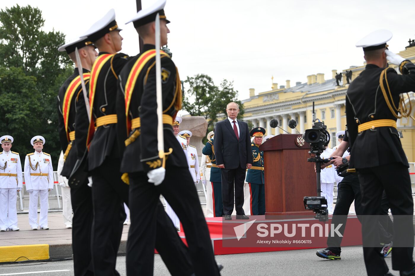 Russia Putin Main Navy Day Parade