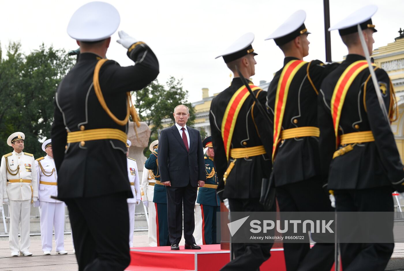 Russia Putin Main Navy Day Parade