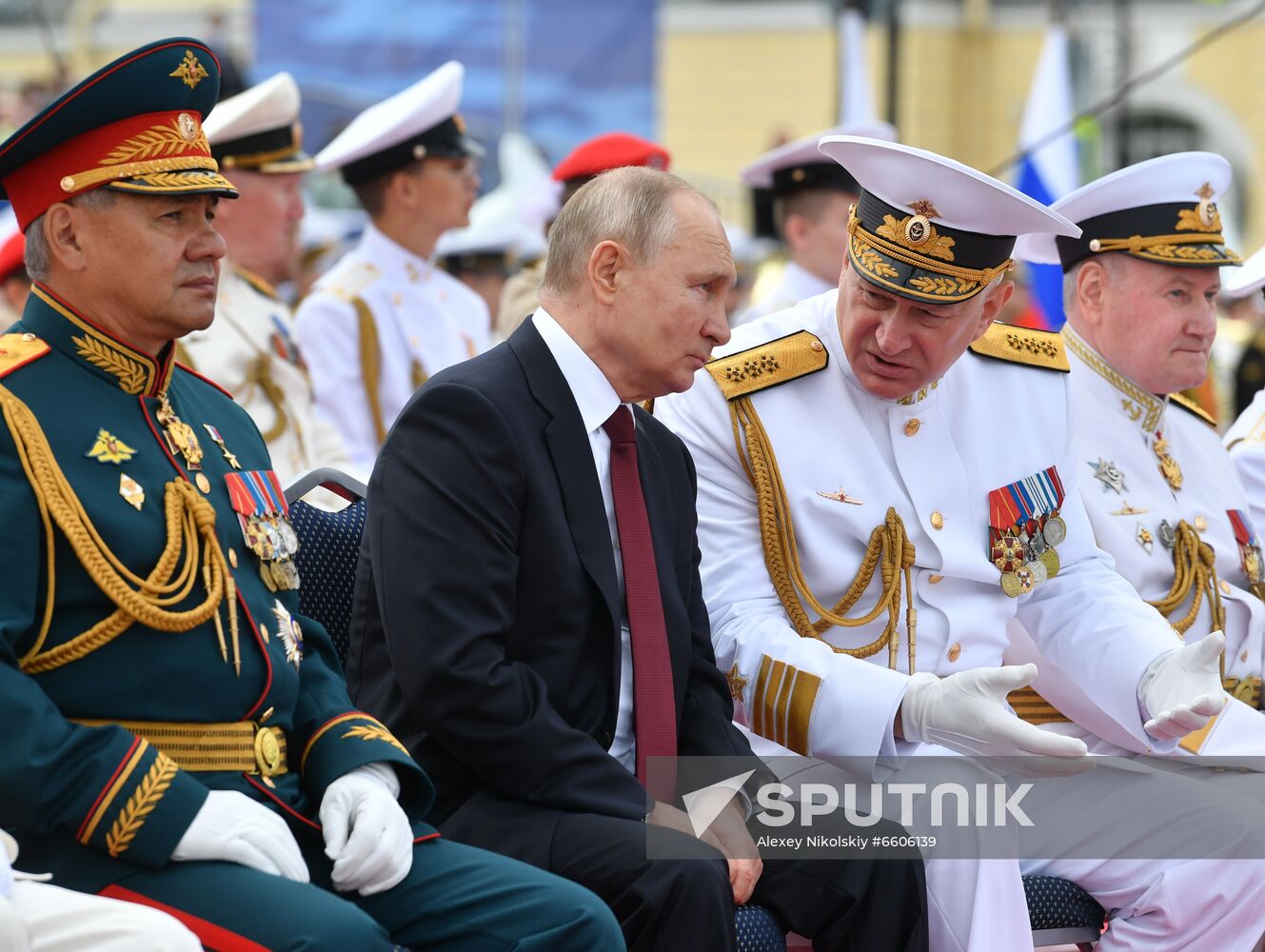 Russia Putin Main Navy Day Parade