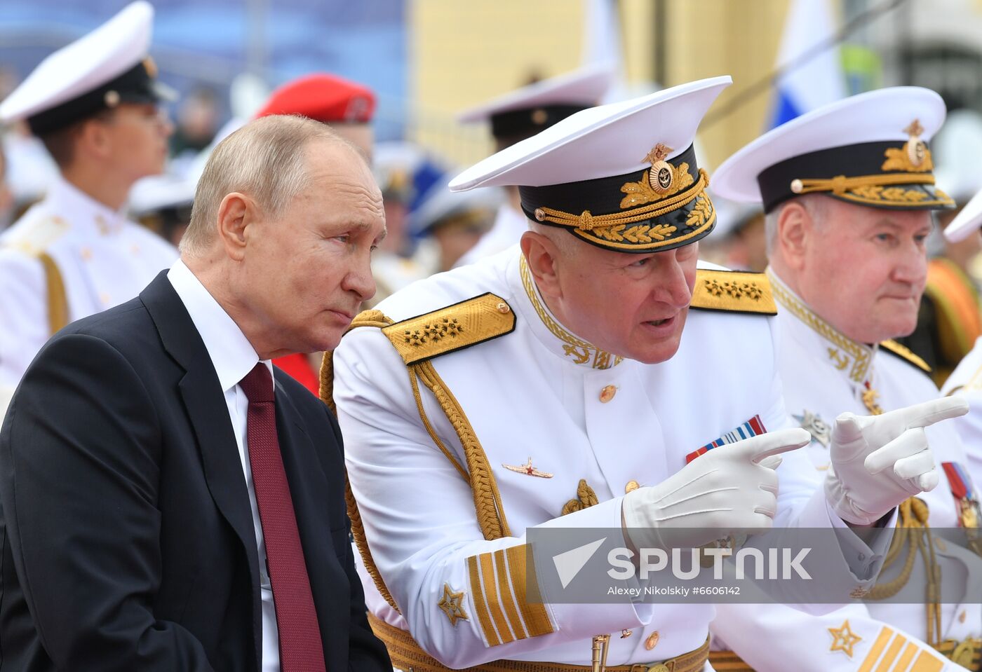 Russia Putin Main Navy Day Parade