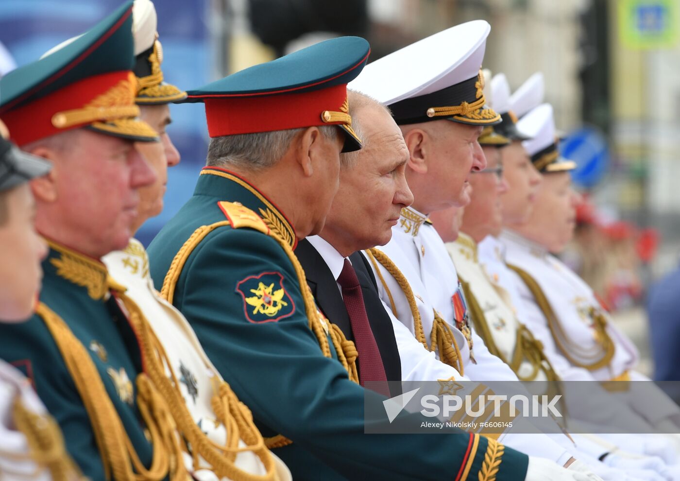 Russia Putin Main Navy Day Parade