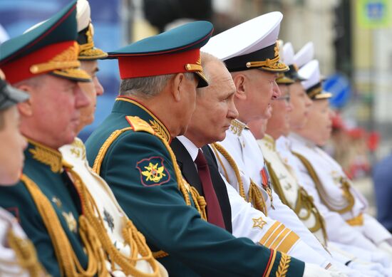 Russia Putin Main Navy Day Parade