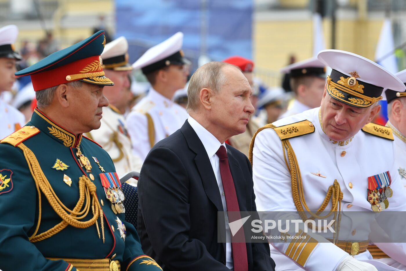 Russia Putin Main Navy Day Parade