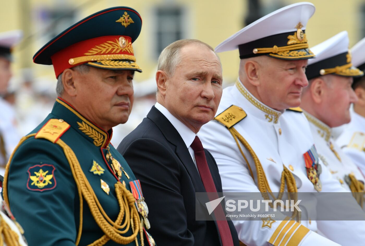 Russia Putin Main Navy Day Parade